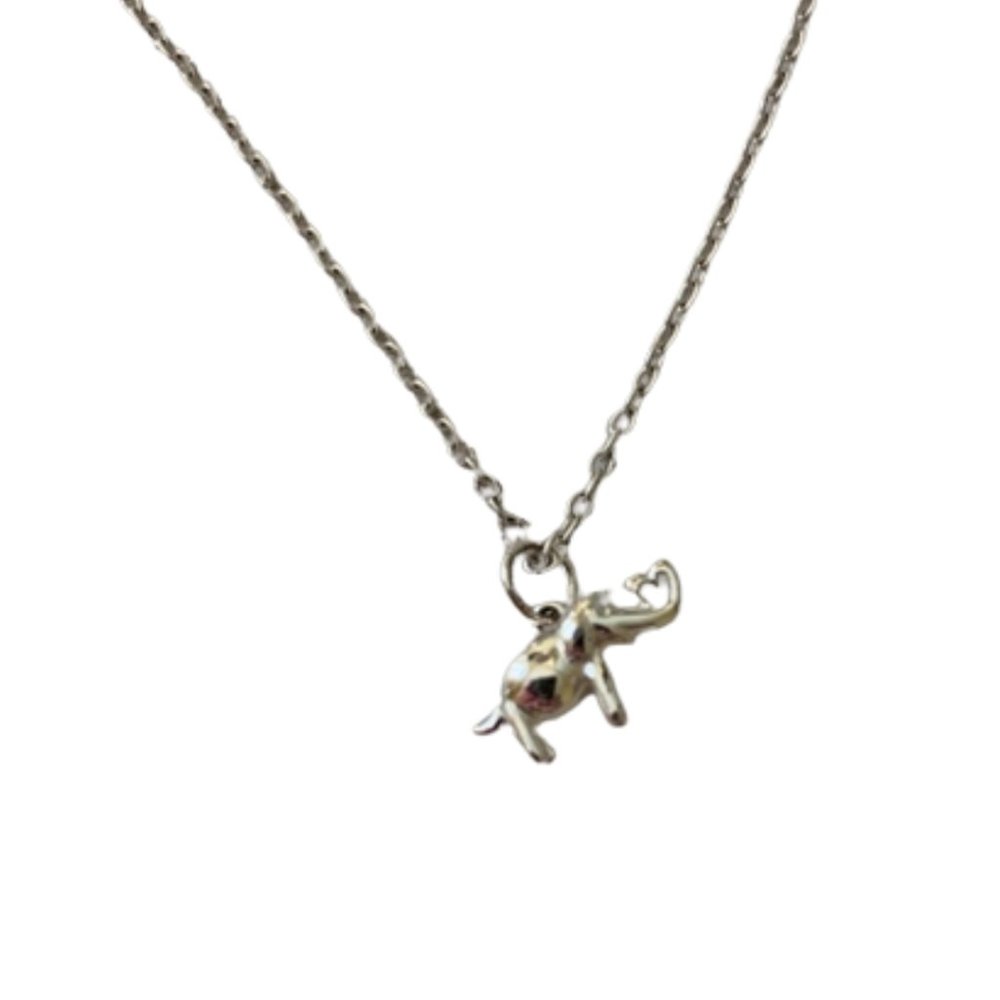 Sterling Silver Elephant Necklace